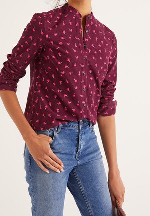 Boden Blusa - mottled purple