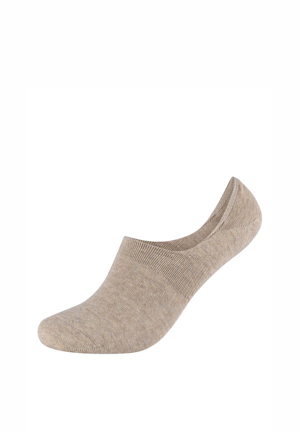 INVISIBLE LOW FOOTIES UNISEX 4 PACK - Socks - sand melange3