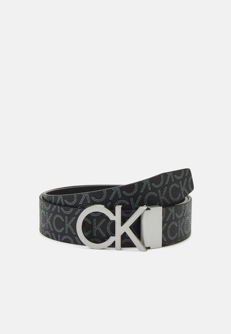 Calvin Klein - NEW MONO BELT - Cintura - black monogram, Ingrandire