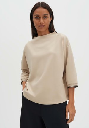 STRAIGHT CUT - Sweatshirt - soft oat