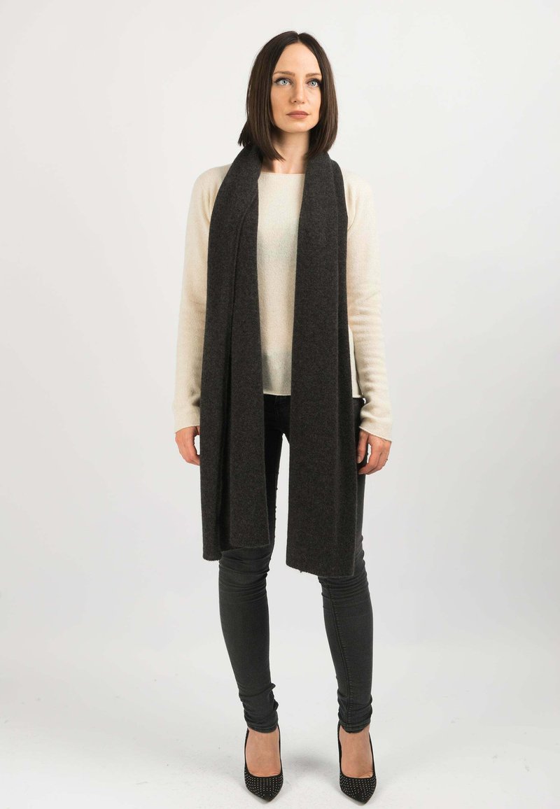 Dalle Piane Cashmere Halsduk - antracite