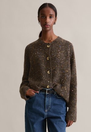 LONGSLEEVE - Strickjacke - black espresso