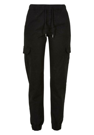 HIGH WAIST - Pantalon cargo - black