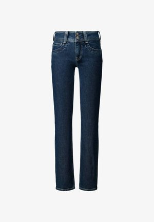 Pepe Jeans, SLIM JEANS MW GEN - Liibuvad teksad - stone wash dark tint