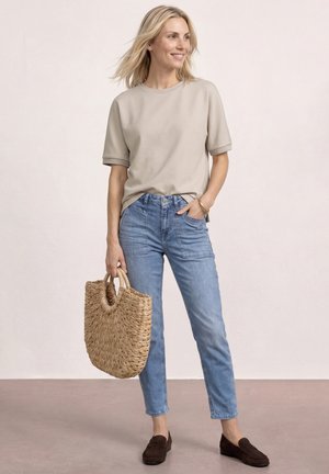 Street One, T-shirt basic - clay sand