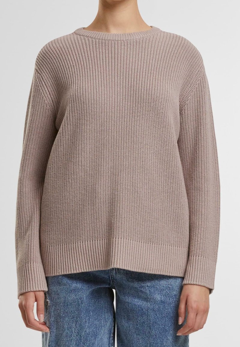 Urban Classics Stickad tröja - light pink