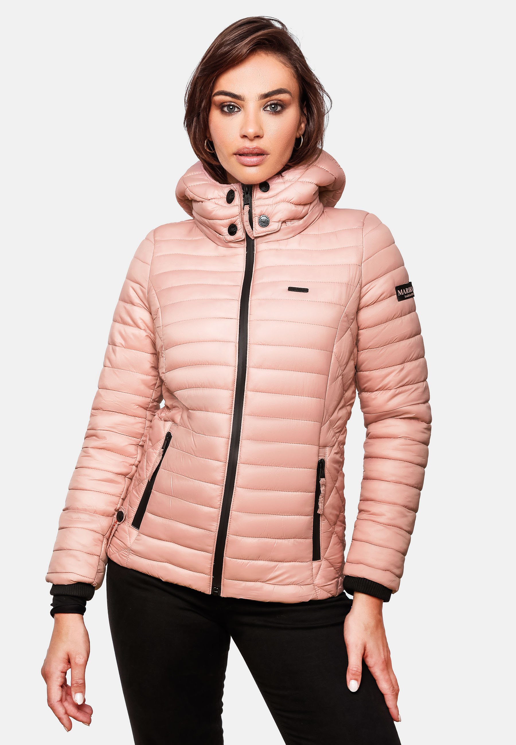 Marikoo SAMTPFOTE Light jacket powder rose/cognac Zalando