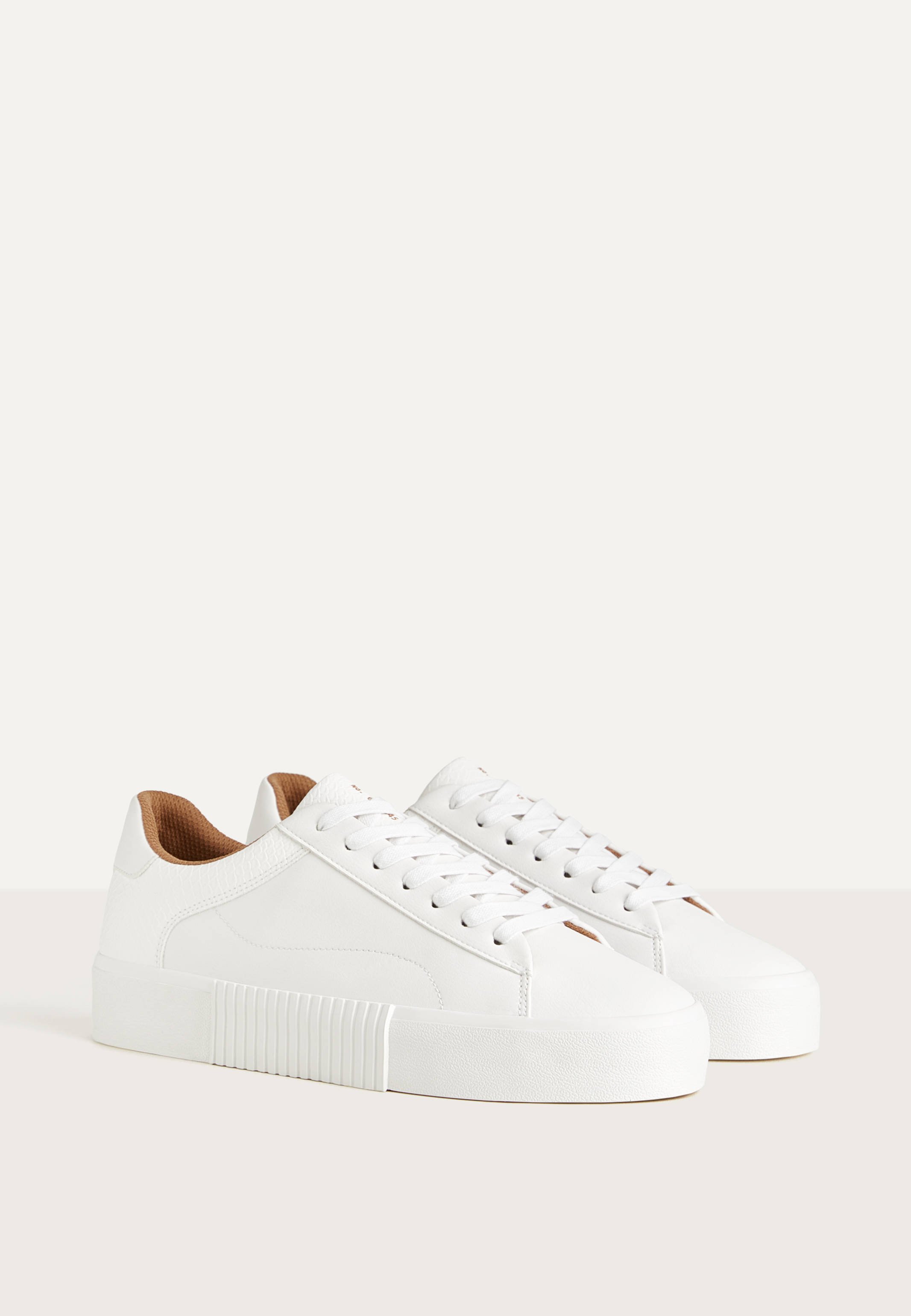 MIT TIERPRÄGUNG Sneakers white MIT TIERPRÄGUNG Sneakers white