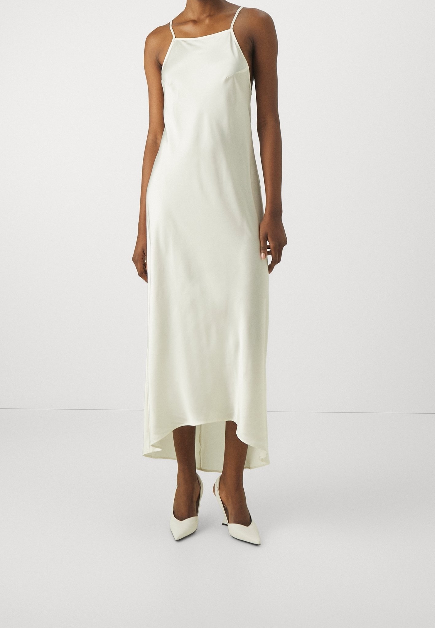 princess polly baby blue dress Soft Crepe Slip Dress Calvin Klein