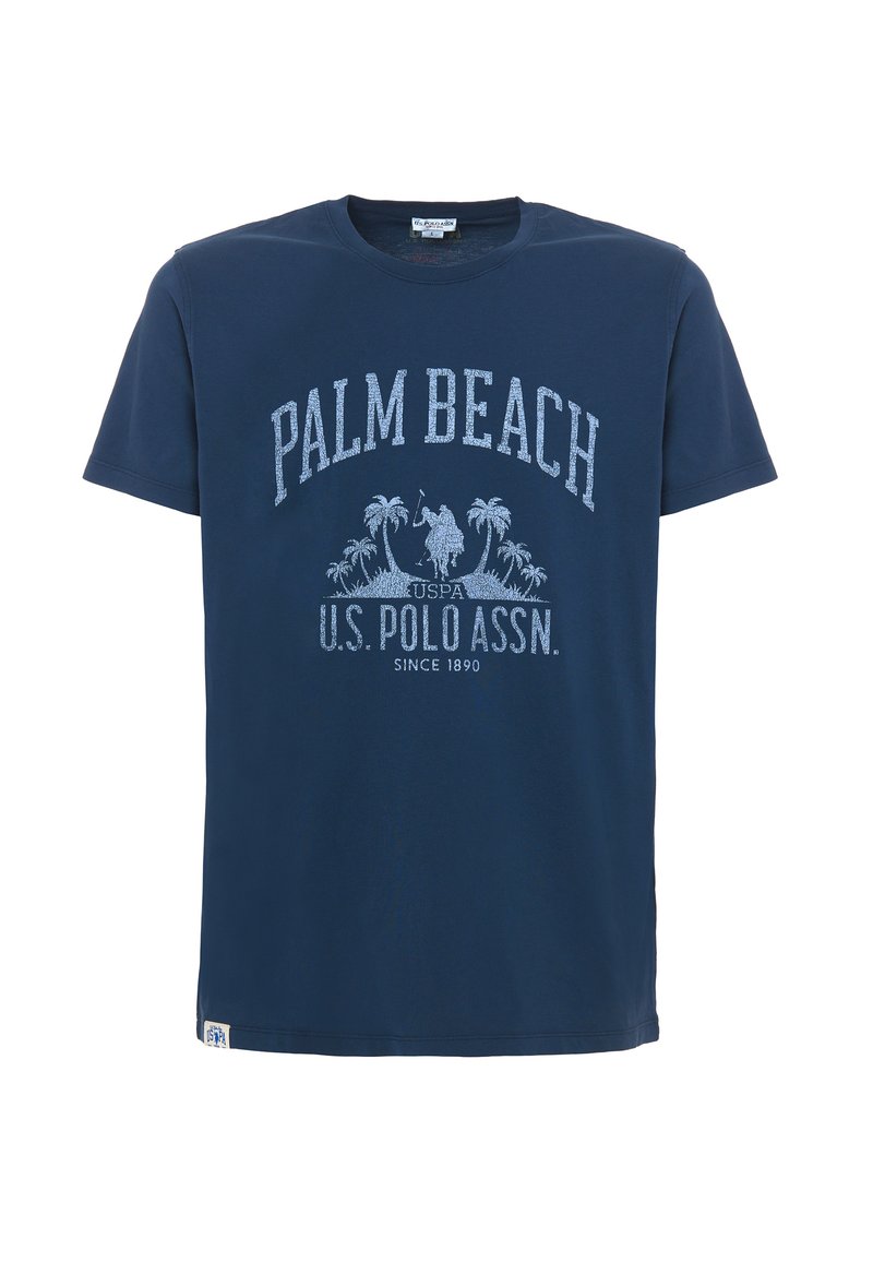 U.S. Polo Assn. T-shirt print blauw