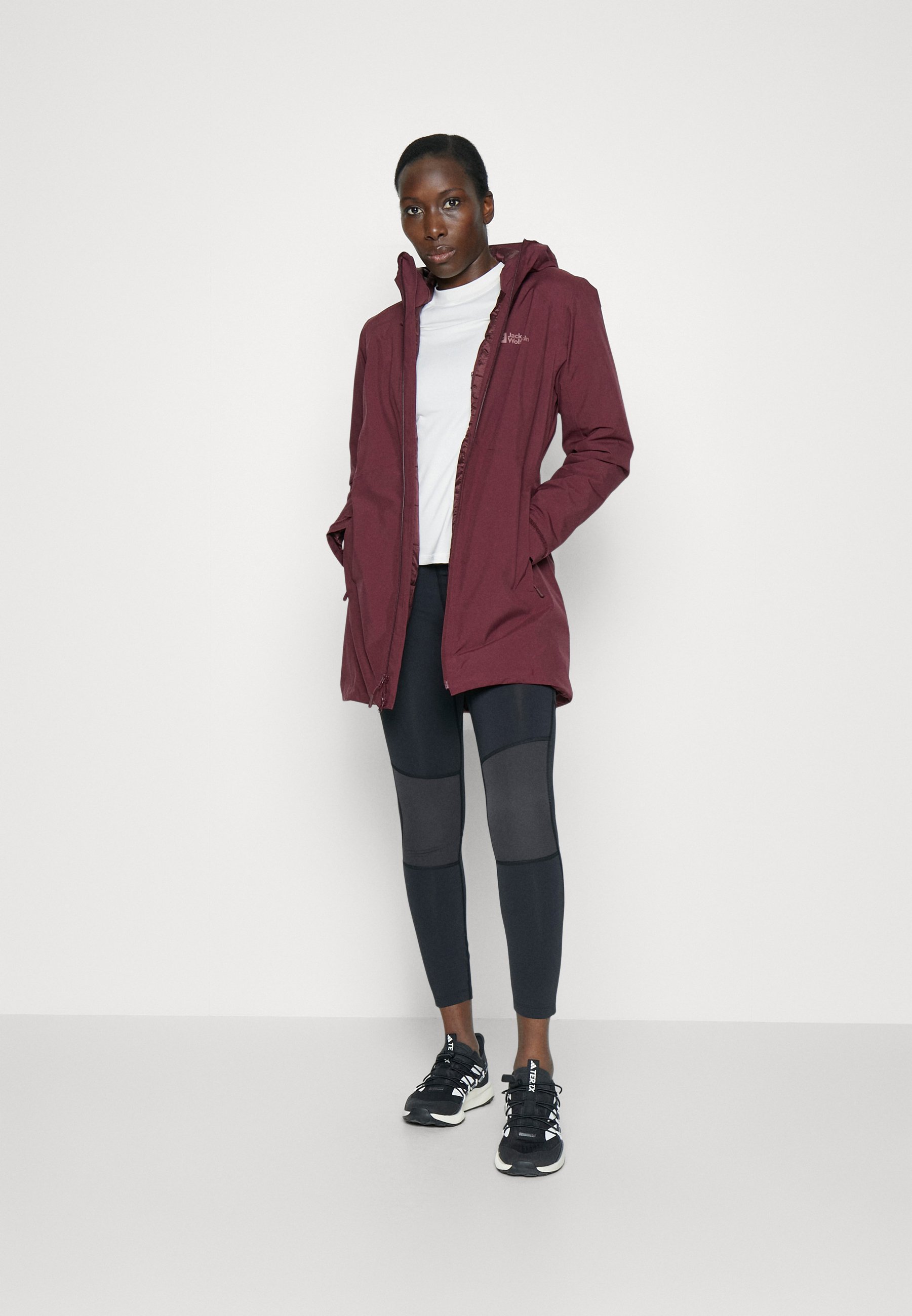 Jack Wolfskin HEIDELSTEIN INS JKT W - Winter coat - dark maroon