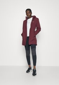 Jack Wolfskin HEIDELSTEIN - Zimní kabát - dark maroon