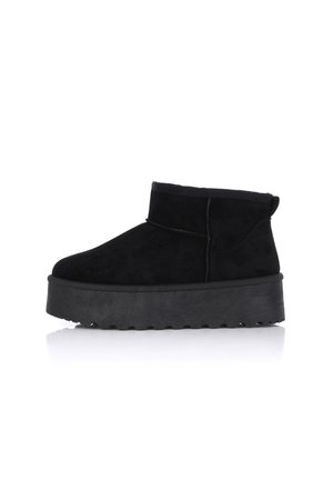 Platform ankle boots - schwarz
