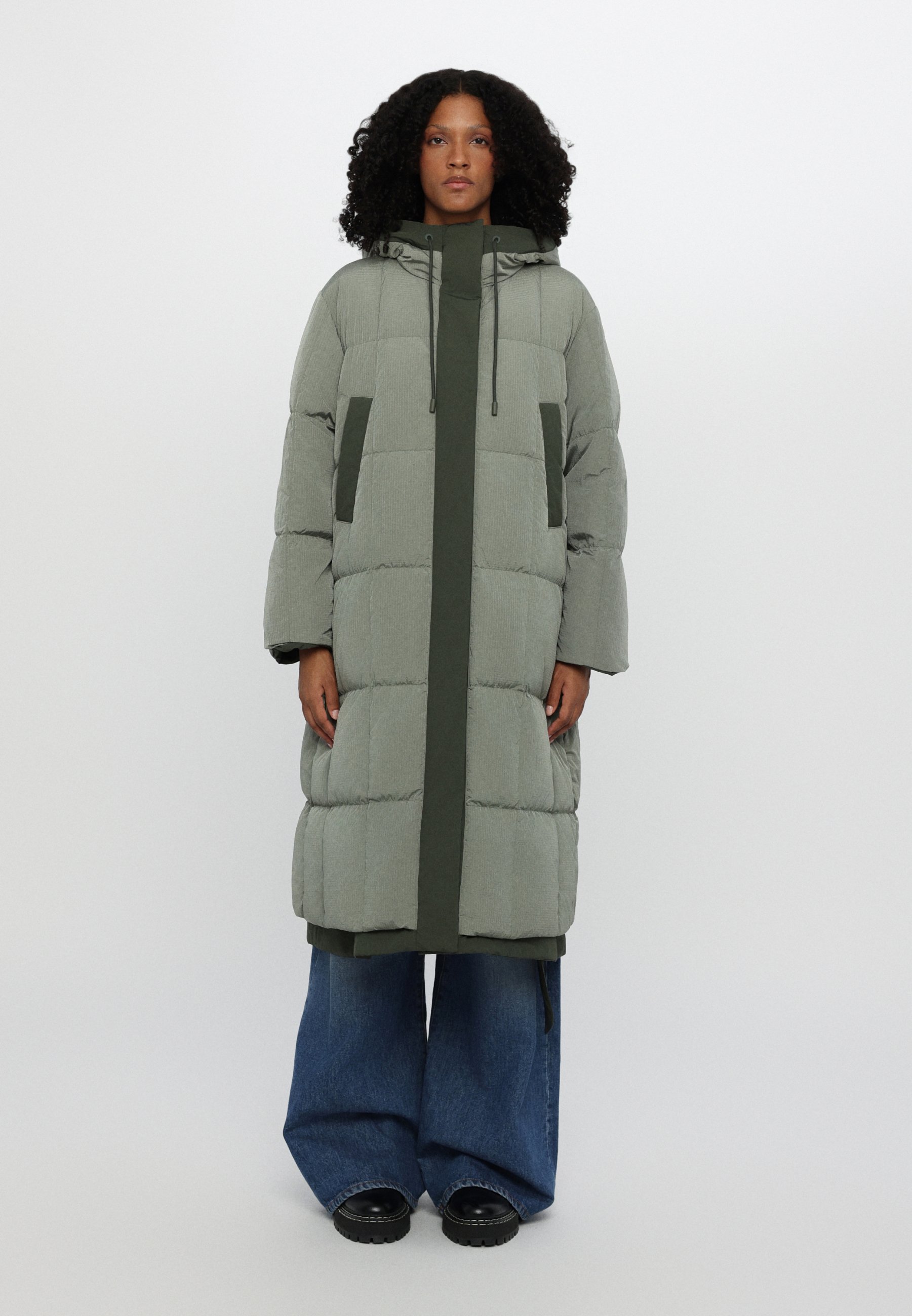Weekend Max Mara USSITA - Down coat - verde kaki/khaki - Zalando
