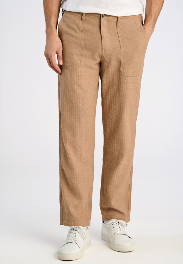 HERRINGBONE  - Stoffhose - sand