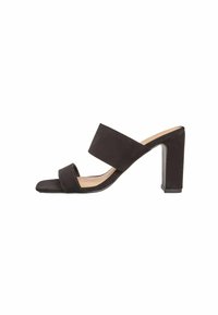 REGULAR FIT -   DOUBLE BLOCK MID FIT - Natikače na petu - black