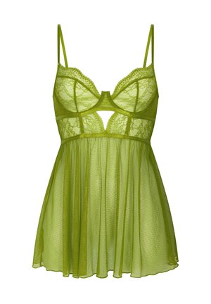 Hunkemöller, ISABELLE BABYDOLL - Νυχτικό - lima bean green