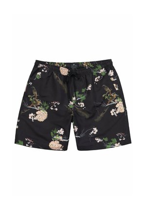 JP1880, JAY-PI SWIMMING TRUNKS, BEACHWEAR, ALL-OVER PRINT, UP TO 8XL - Shorts da mare - black
