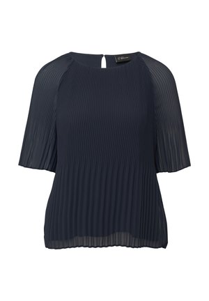 s.Oliver BLACK LABEL MIT KURZEN RAGALANÄRMELN - Blouse - navy