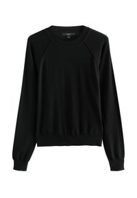 REGULAR FIT - SOFT TOUCH CREW NECK  - Pulover - black