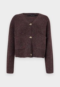 Vero Moda VMINGRID V-NECK  - Vesta na kopčanje - wine tasting