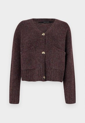 Vero Moda VMINGRID V-NECK - Casaco de malha - wine tasting