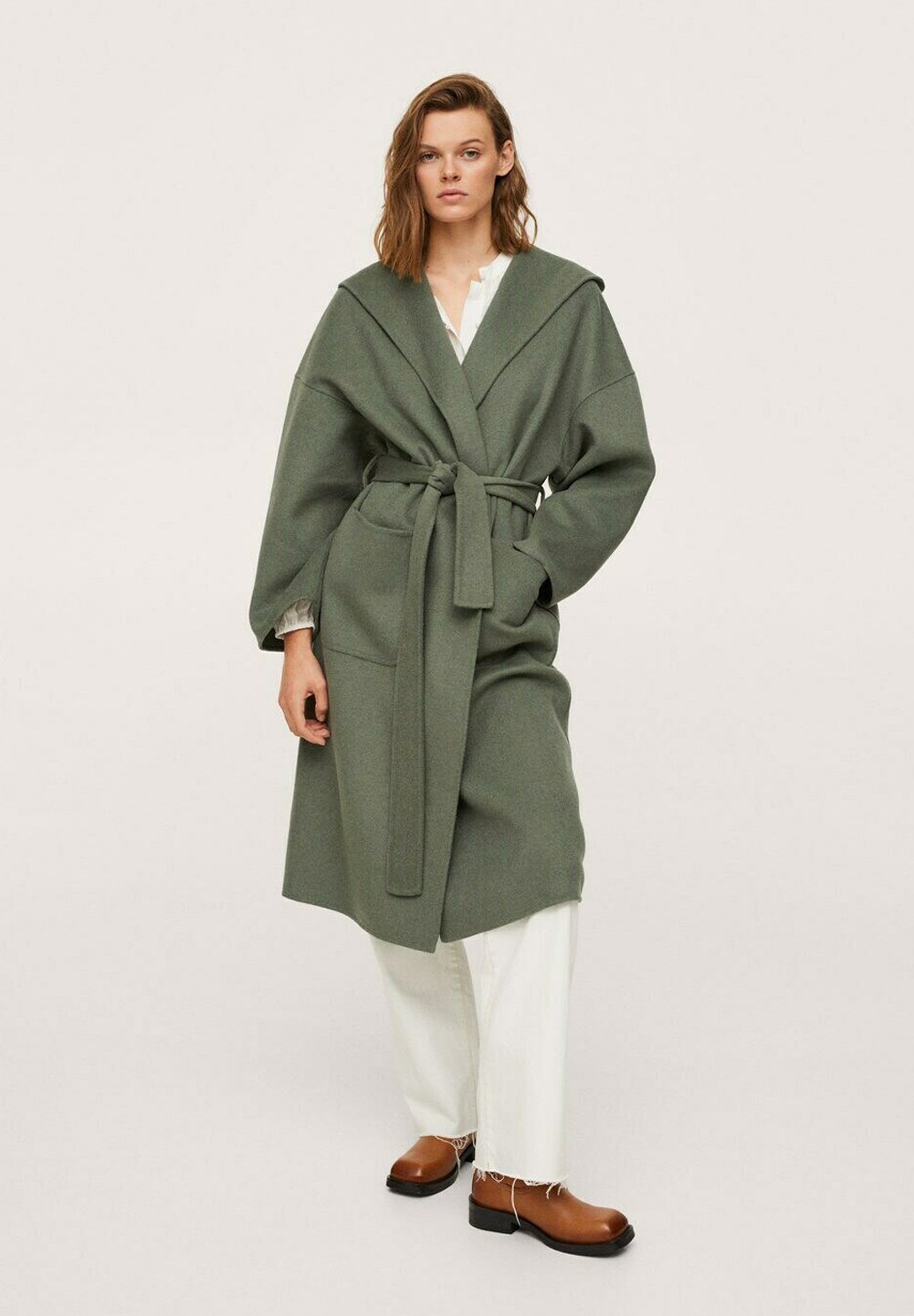 Mango Abrigo clásico - vert/verde - Zalando.es