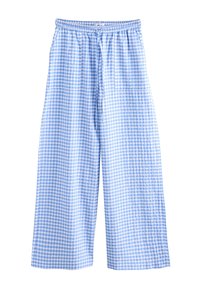 TEXTURED  - Auduma bikses - blue white