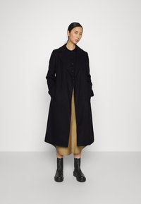 Calvin Klein ESSENTIAL WRAP COAT - Casaco clássico - black