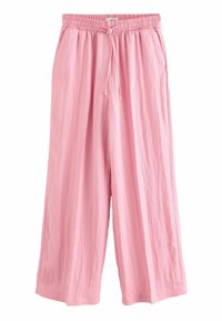 ELATICATED WAIST WIDE  - Pantaloni - pink