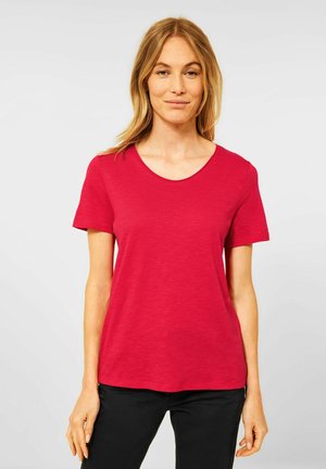 IN UNIFARBE - Basic T-shirt - rot