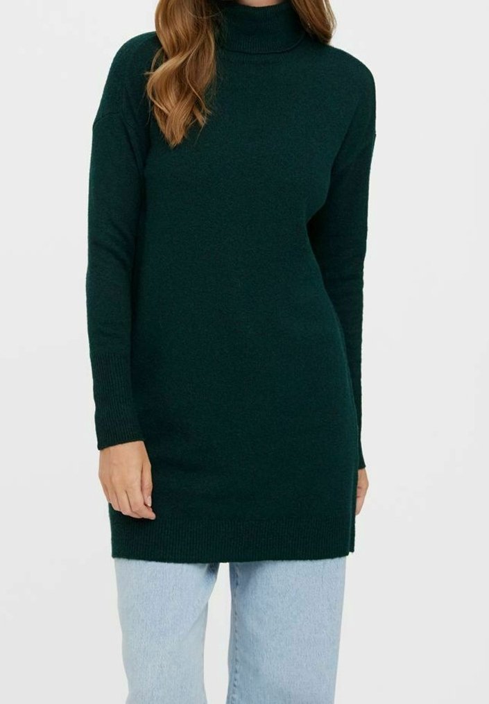 Vero Moda Robe pull - mottled dark green