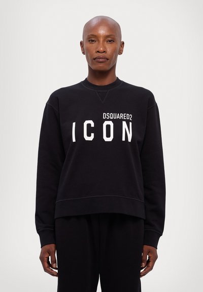DSQUARED2 ICON COOL FIT CREWNECK - Collegepaita - black
