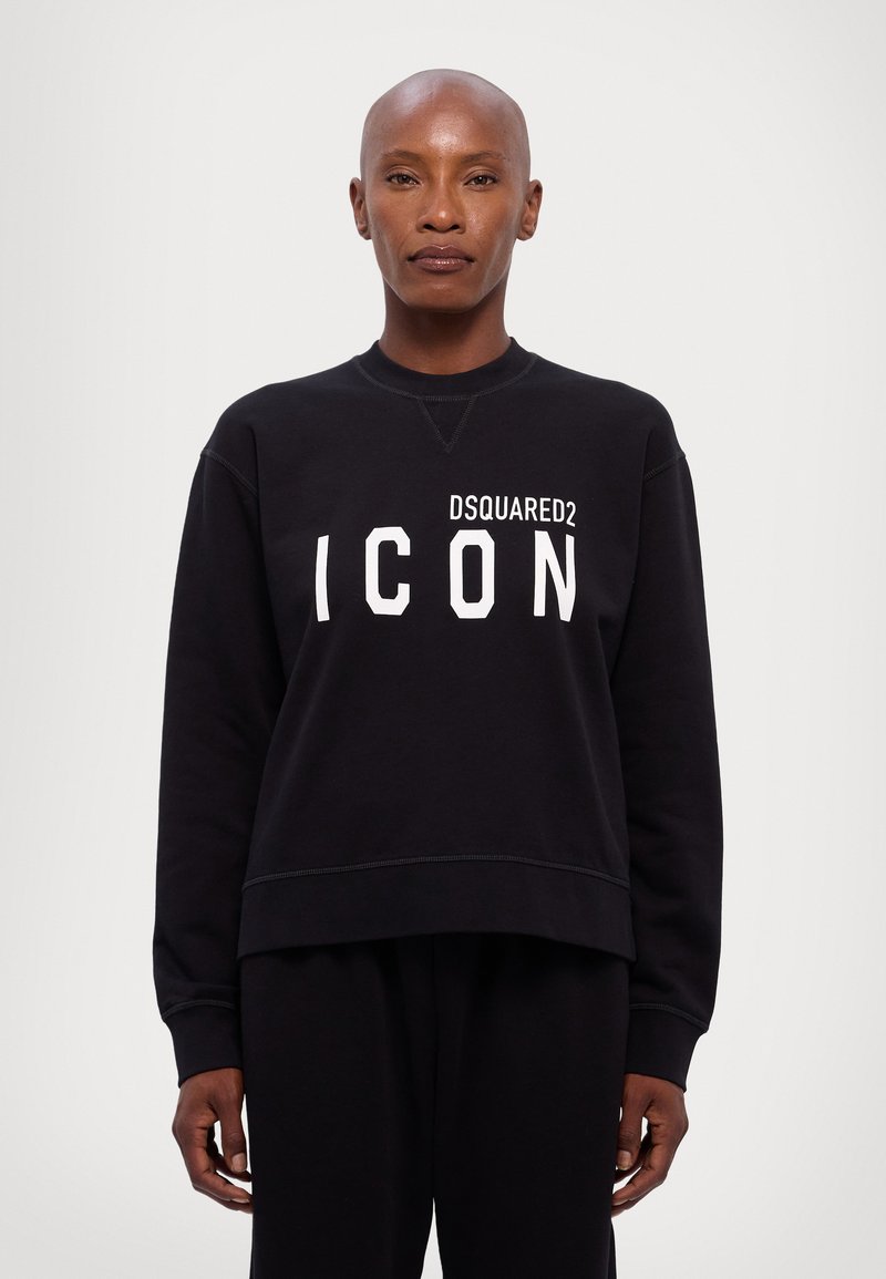 DSQUARED2 ICON COOL FIT CREWNECK - Sweatshirt - black