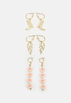 Fire & Glory FGRUNIA EARRINGS 3 PACK - Brincos - gold-coloured