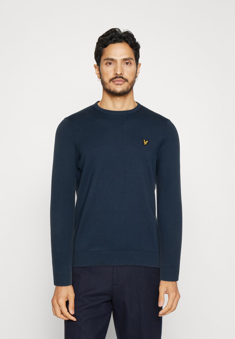 Lyle & Scott CREW NECK JUMPER - Svetr - ink blue