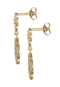 Elli SPARKLING CLOVER - Øreringe - gold-coloured