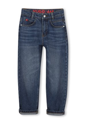 HUGO Kids, PANTALON DENIM KID TEEN - Jean droit - double stone + brush