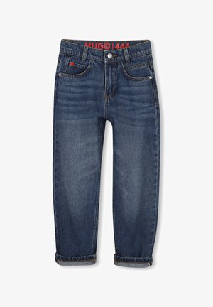 HUGO Kids, PANTALON DENIM KID TEEN - Jeans Straight Leg - double stone + brush