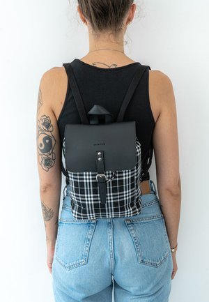 ANNA MINI - Rucksack - black/white