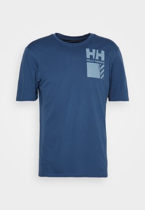 LIFA TECH GRAPHIC - T-Shirt sport - deep steel