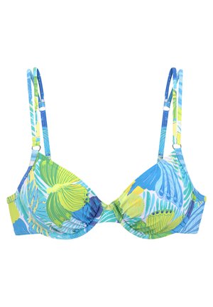 Bikinitop - blau grün