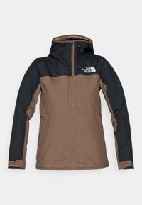 NAMAK INSULATED JACKET - Smučarska jakna - black/smokey brown