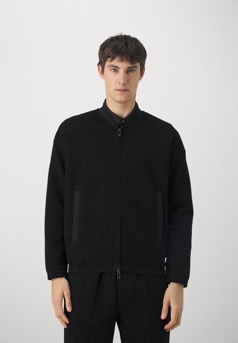 Emporio Armani Felpa Cardigan Nero Black Zalando Ie