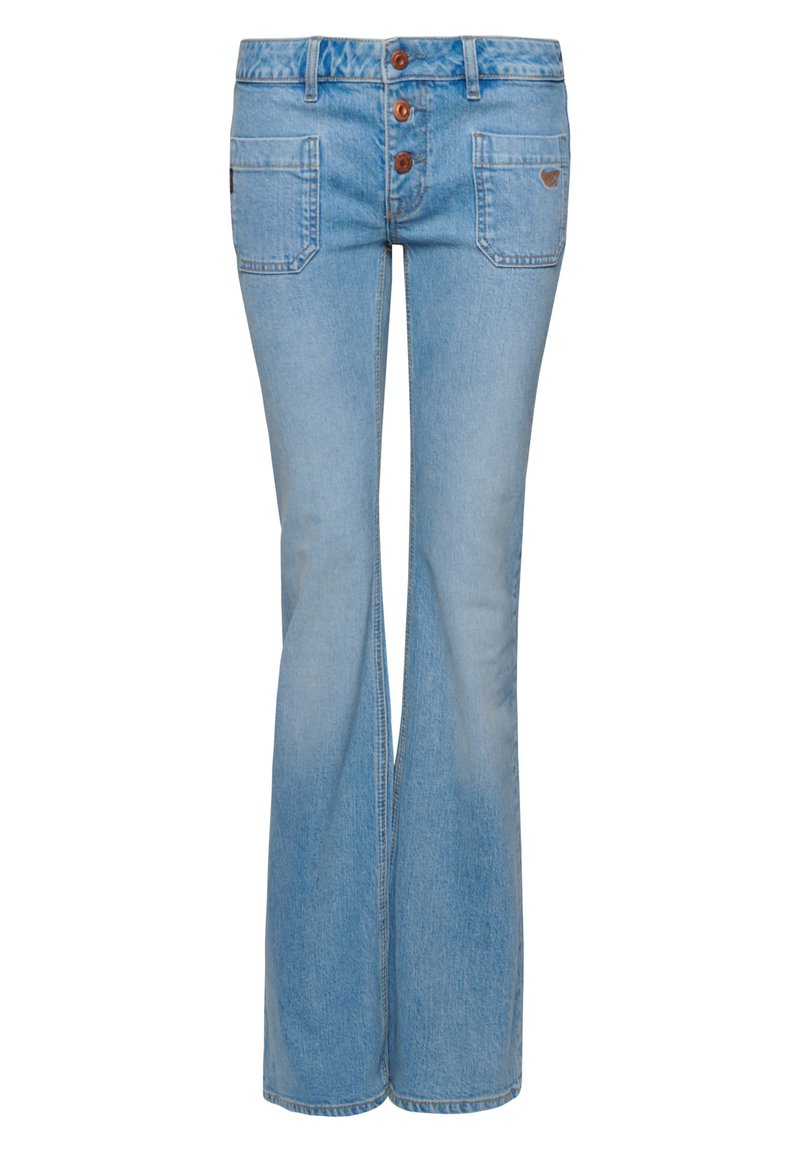 Superdry & Co Bootcut jeans blauw Superdry & Co Bootcut jeans blauw