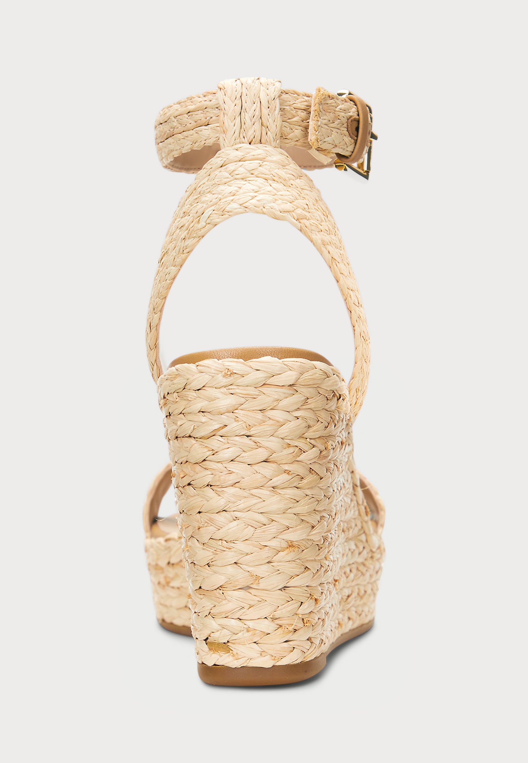【RALPH LAUREN】Hilarie IV★ラフィア ウェッジサンダル Hilarie Burnished Leather Espadrille
