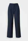 CARTER PINSTRIPE - Hlače - dark blue