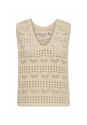 Ivy Copenhagen, IVY-BREEZE CROCHET TOP V-NECK - Toppi - ecru