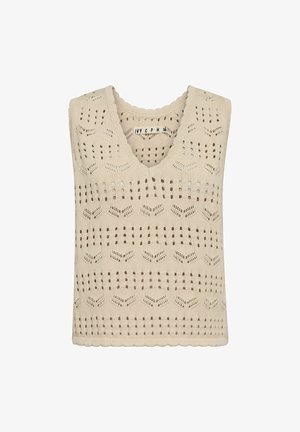 Ivy Copenhagen, IVY-BREEZE CROCHET TOP V-NECK - Toppi - ecru