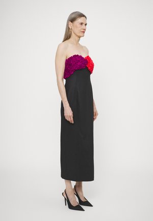 CARMEN - Cocktailkleid/festliches Kleid - black/multi